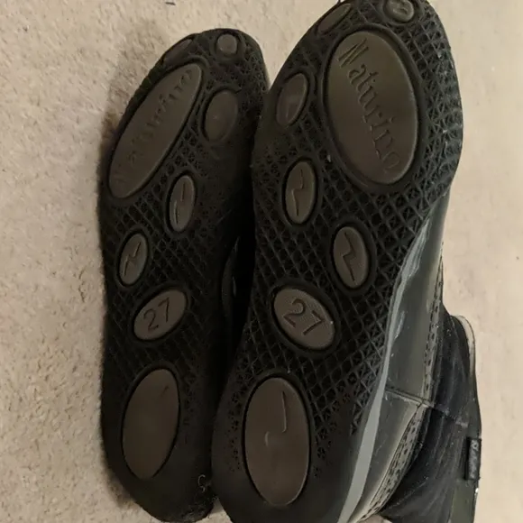 Naturino Black leather boots Size 27 (10/10.5 US)