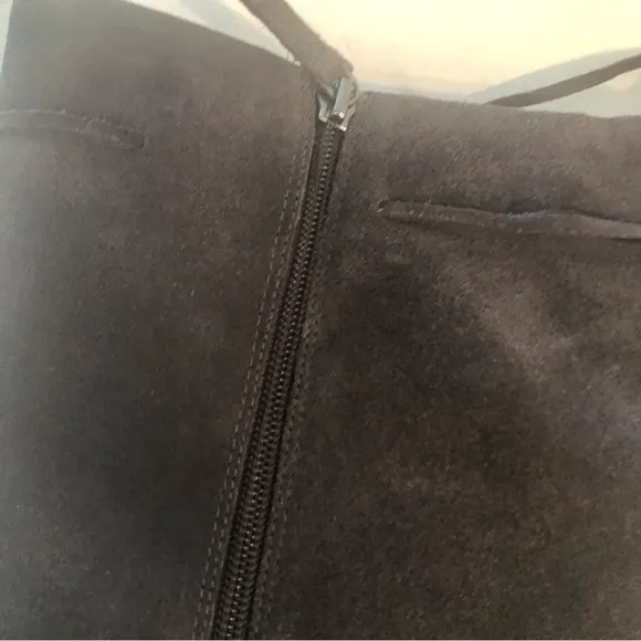 Nieman Marcus Gray Suede Boots