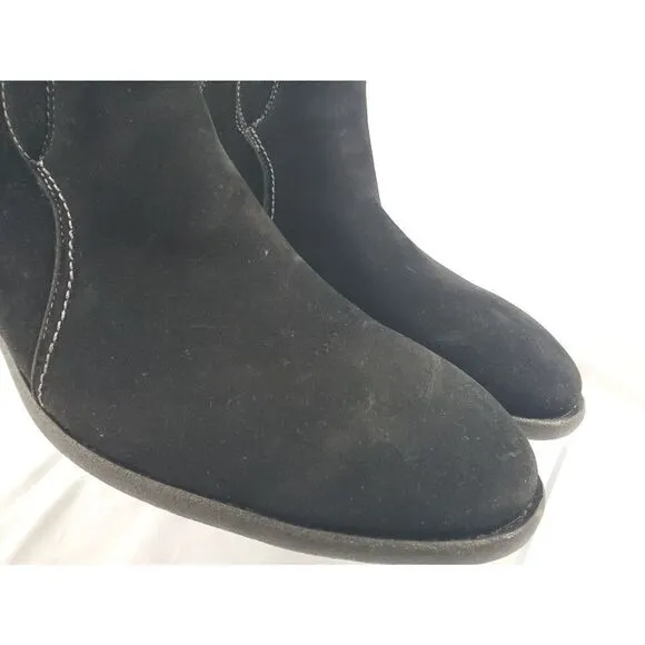 Robert Wayne men’s Black Chelsea suede Boots size 12